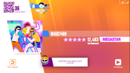 Just Dance Now scoring screen (2017 update)