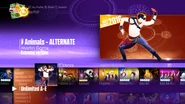 Animals (Extreme Version) on the Just Dance 2017 menu