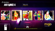 Baby Girl on the Just Dance 4 menu (Xbox 360)