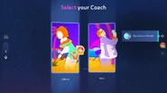 Just Dance 2023 Edition coach selection screen