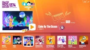 Cake By The Ocean on the Just Dance Now menu (2017 update, computer)