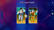 Just Dance 2024 Edition coach selection screen