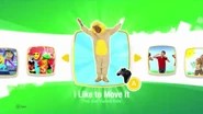 I Like to Move It on the Just Dance 2019 menu (Kids Mode)