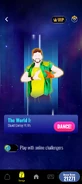 Just Dance Now coach selection screen (2024 update, phone)
