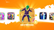 Land Of 1000 Dances on the Just Dance 2018 menu (Kids Mode)