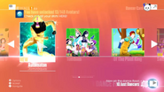 Automaton on the Just Dance 2018 menu (7th-gen)