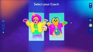 Just Dance 2025 Edition coach selection menu