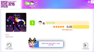 Just Dance Now scoring screen (2020 update)