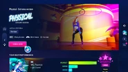 Menu de Informações do Just Dance 2023 Edition