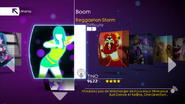 Boom on the Just Dance 4 menu (Wii/PS3/Wii U)