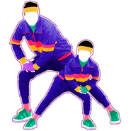 Father/Son Version’s Just Dance 2017 album coach