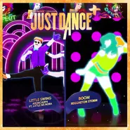 Just Dance+ promotional image (with Little Swing)