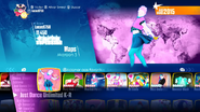 Maps on the Just Dance 2018 menu