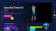 Just Dance 2023 Edition info screen