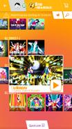 La Bicicleta on the Just Dance Now menu (2017 update, phone)