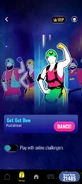 Just Dance Now coach selection screen (2024 update, phone)