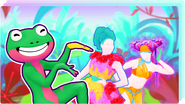 The coach on the icon for the Just Dance Now playlist "Heal the Planet" (along with Dame Tu Cosita and Better When I'm Dancin')