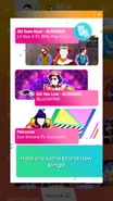 Just Dance Now release notification for (along with Kill This Love (Extreme Version) and Old Town Road (Remix) (Line Dance Version))