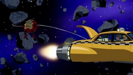 Stargirl and Cabbie grapple with Red Lantern problems