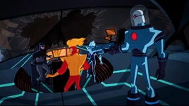 A chilly reception from Mister Freeze.