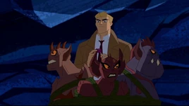 Constantine helps to dispose of the Brothers Djinn.