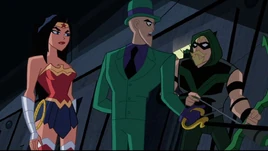 Riddler calls the shots for the Justice League