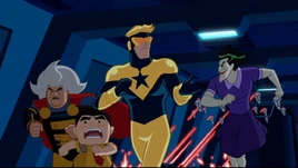 Booster Gold's tours have to be whirlwind ones