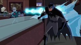 Mister Freeze lets Batman share in his haul of ice