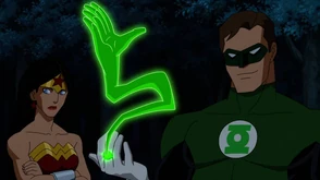 Hal jordan y Wonder Women