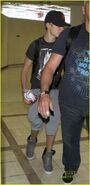 Justin Bieber at LAX June 2011