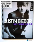 Justin Bieber Cuadernos
