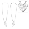 Justin Bieber Magnetic Split Heart Necklace $30.00