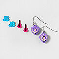 Justin Bieber Stud and Drop Earrings Set of 3 $9.50