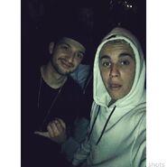 Nick DeMoura and Justin Bieber 2015
