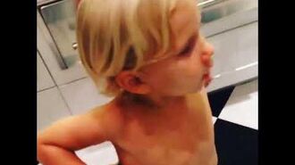 Jaxon Bieber walking around