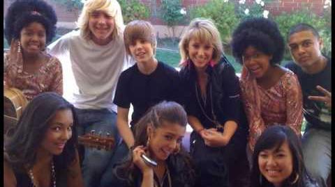 Justin Bieber School Gyrls movie behind the scenes photos