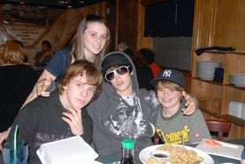 JB with friends