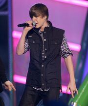 Justin performing at KCA 2010