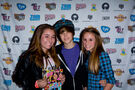 Justin Bieber with fans November 2009