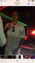 Justin Bieber at Tape London