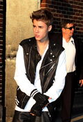 Justin Bieber Exits The Ed Sullivan Theatre