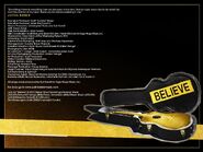 Page 7 of the booklet, with Bieber's guitar and case, with the album title on it.