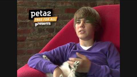 Justin Bieber on peta2