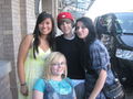 Justin Bieber with fans in Germany