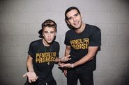 Justin Bieber and Adam Braun for Pencils of Promise