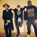 Justin Bieber with Lil Za and Poo Bear 2014