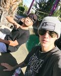 Justin Bieber takes a selfie with Alfredo Flores