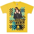 Justin Bieber Checkered T-Shirt $25.00