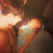 Jeremy holding baby Justin