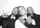 Justin Bieber with Alfredo Flores and Jaden Smith